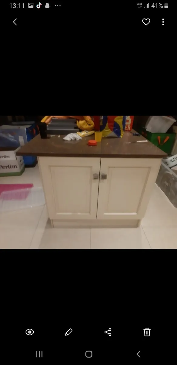 Forsale, Solid Oak Painted Kitchen - Image 2