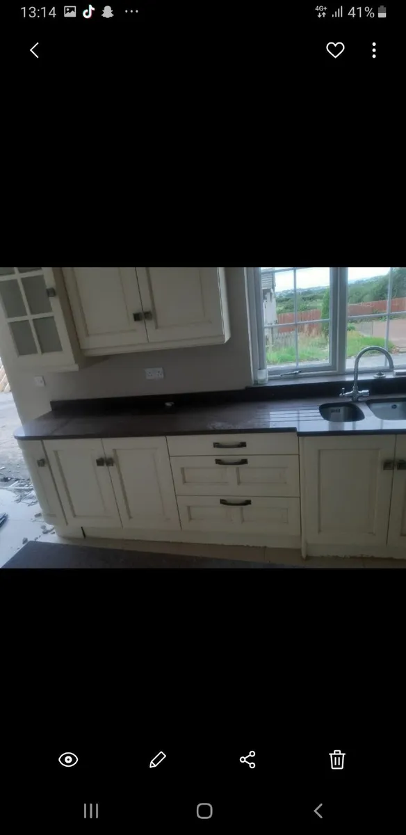 Forsale, Solid Oak Painted Kitchen - Image 3