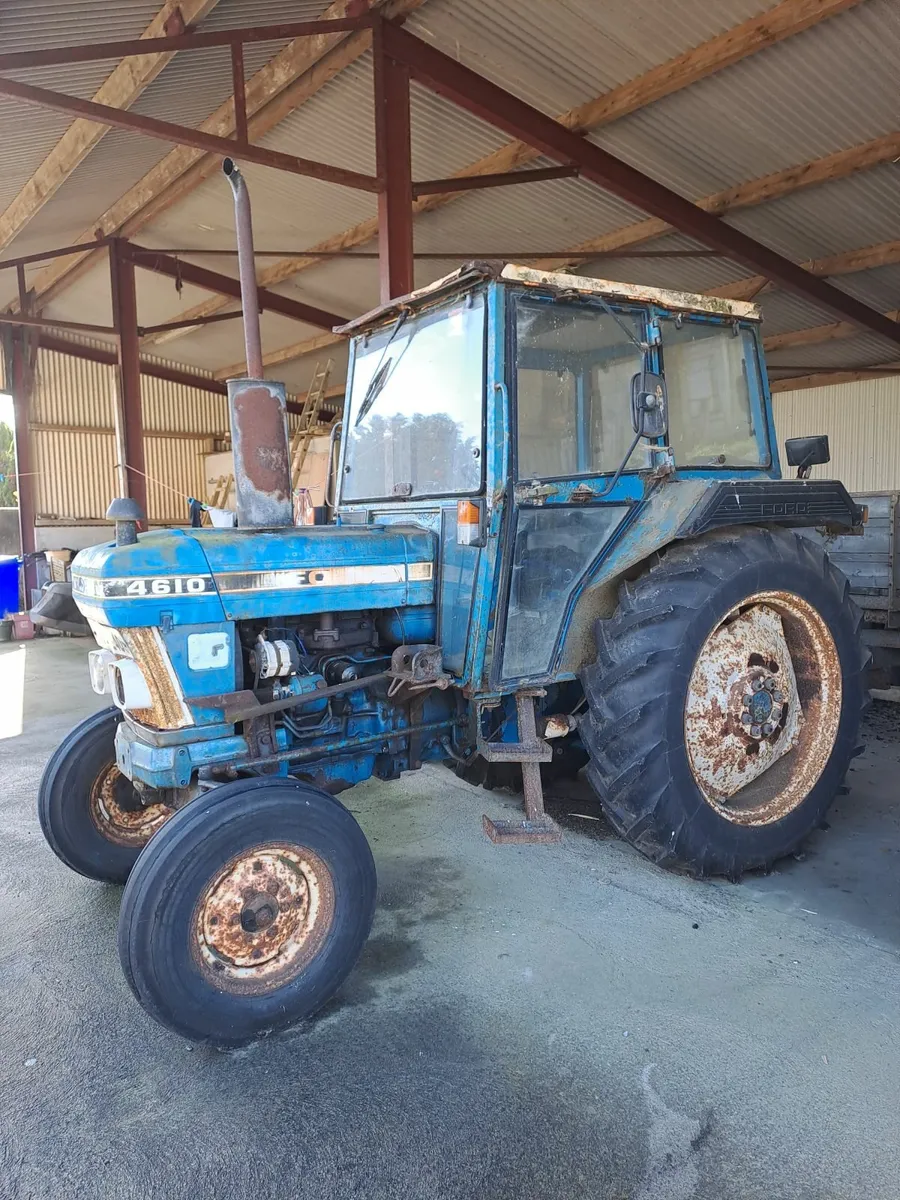 Ford 4610 & loader 10 x 6 tipper box trailer - Image 1