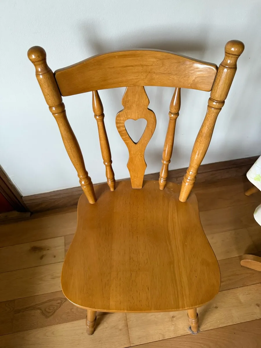Kitchen Solid Oak Table - Image 4