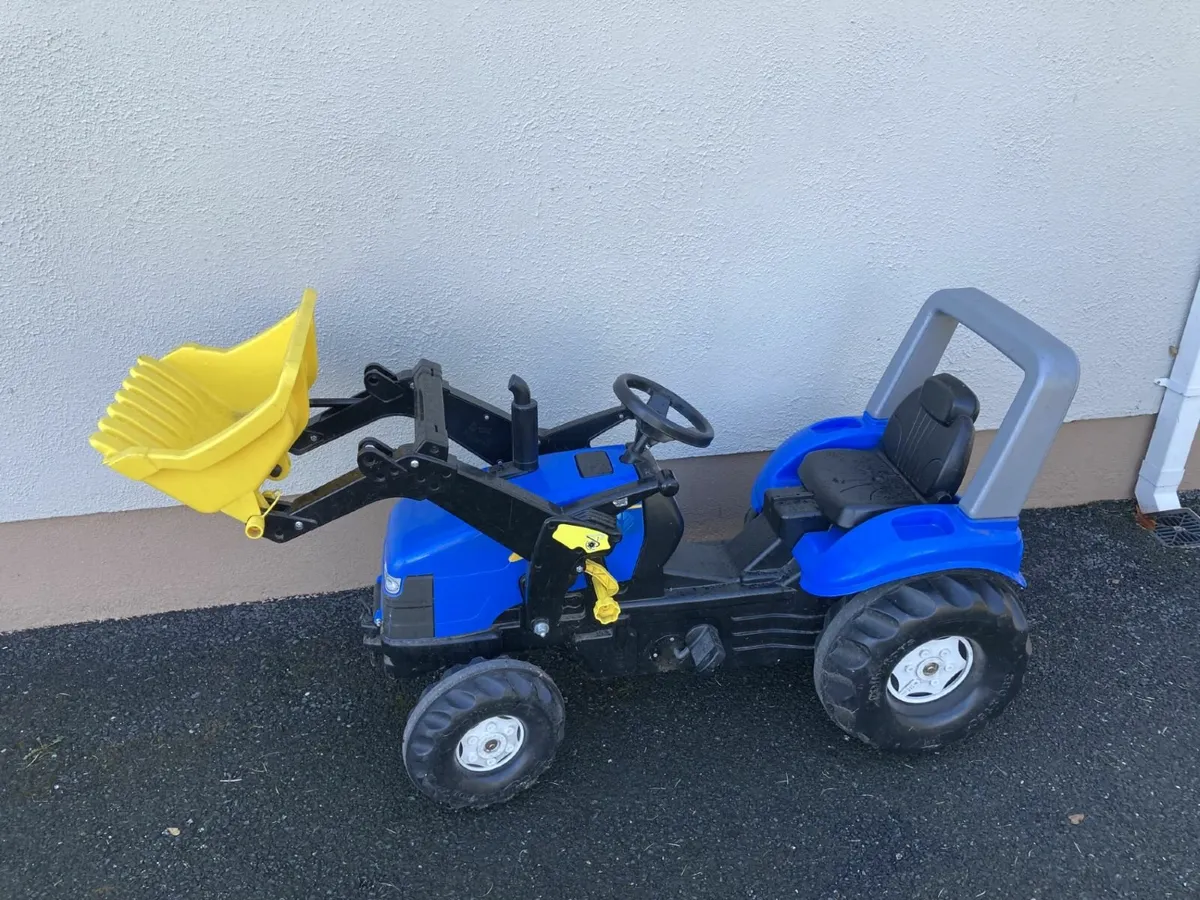 Toy tractors - Pedal New Holland and John Deere - Image 1