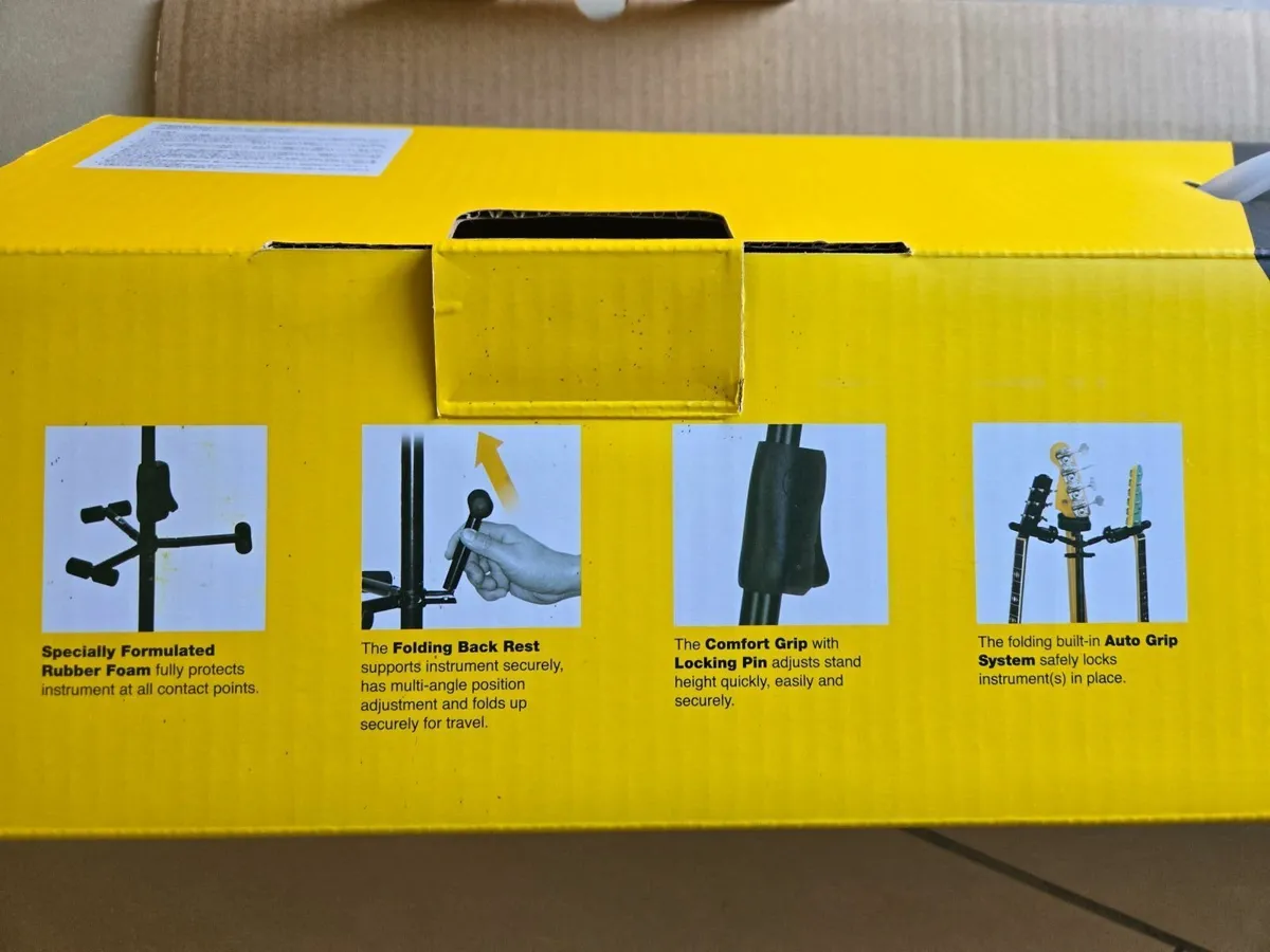 Guitar stand Hercules 3 guitar GS432B - Image 2