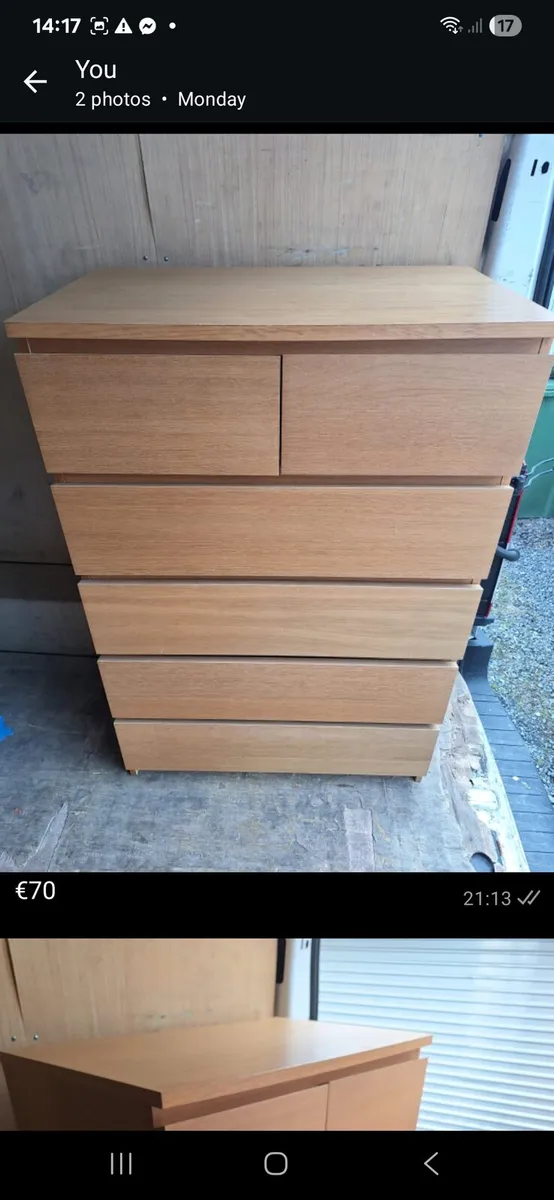IKEA Malm 6 drawers chest of drawers (DELIVERY) - Image 2