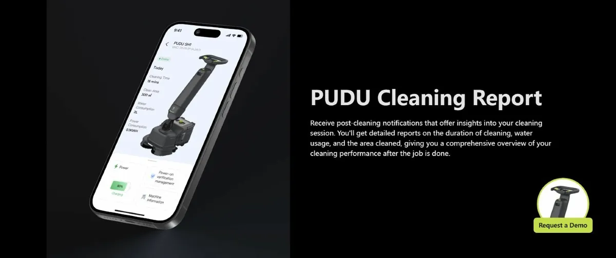 PUDU SH1 Smart Scrubber Dryer – Next-Generation - Image 3