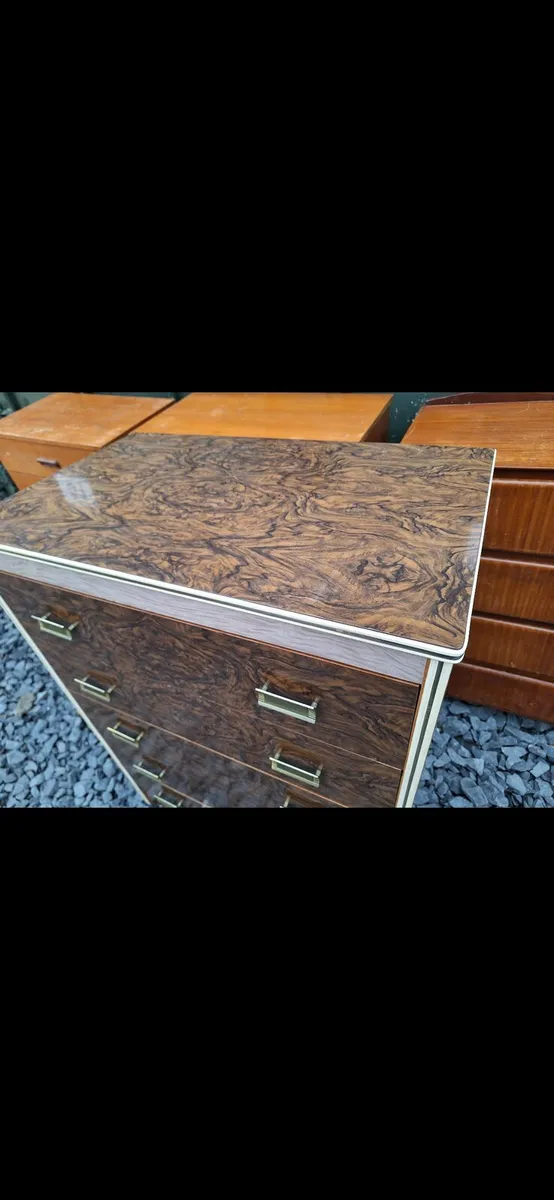 Vintage chest of drawers (DELIVERY) - Image 2