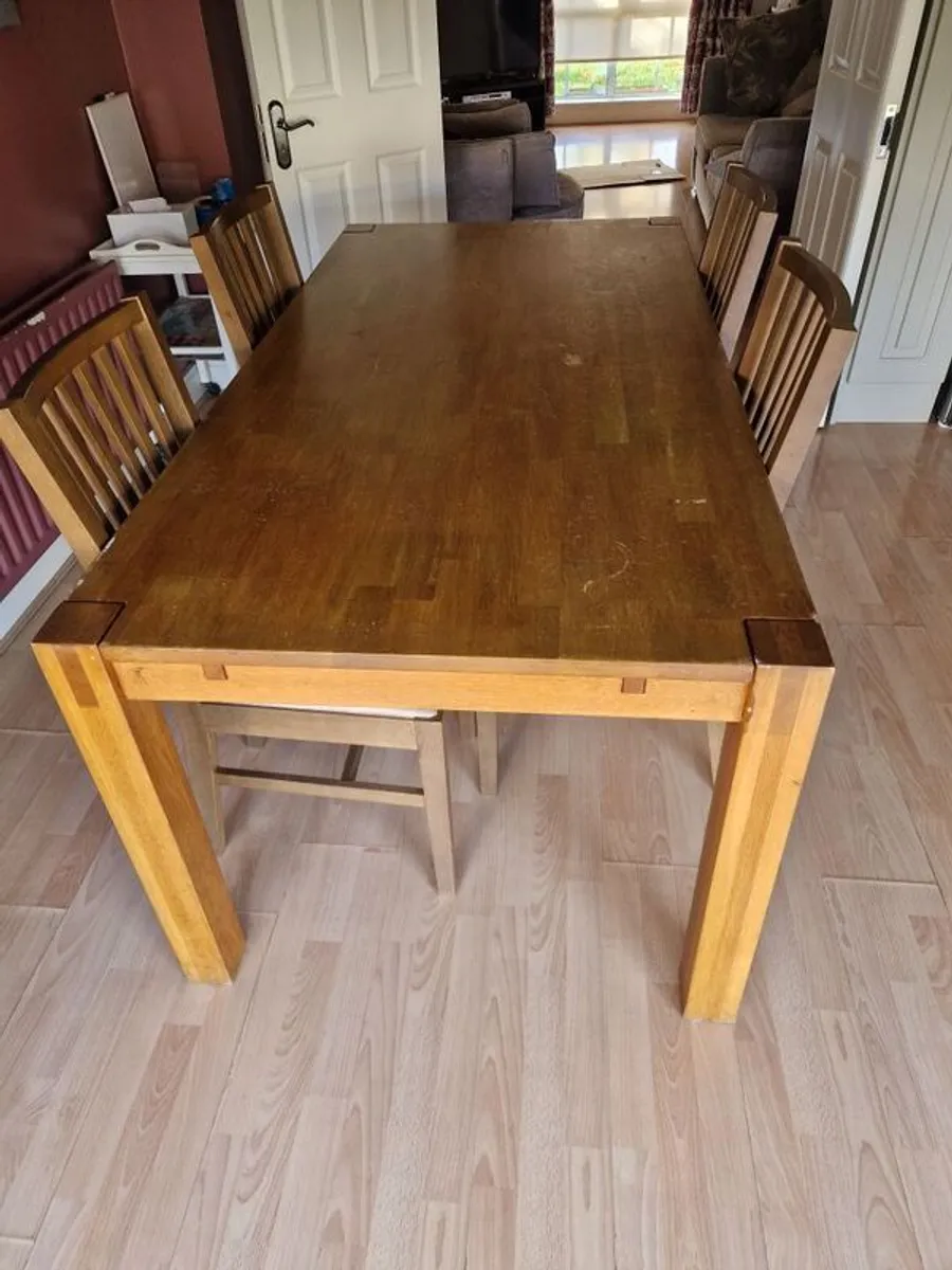 Dining Table and 4 chairs - Image 4