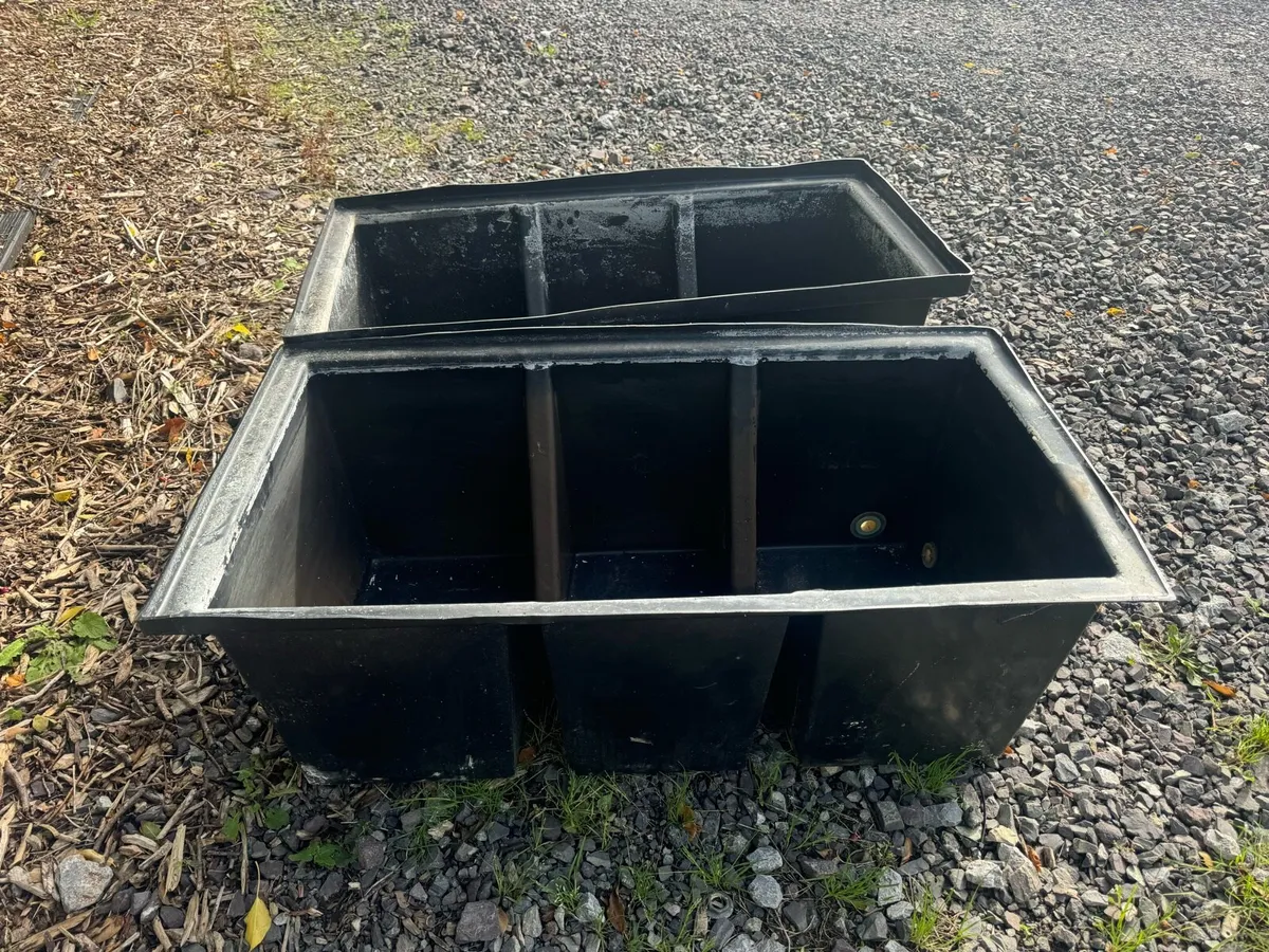 Cold Water Storage Tanks x 3-Ideal Animal trough - Image 1