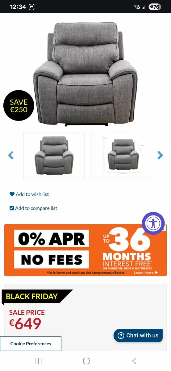 Corner sofa and arm chair - Image 1