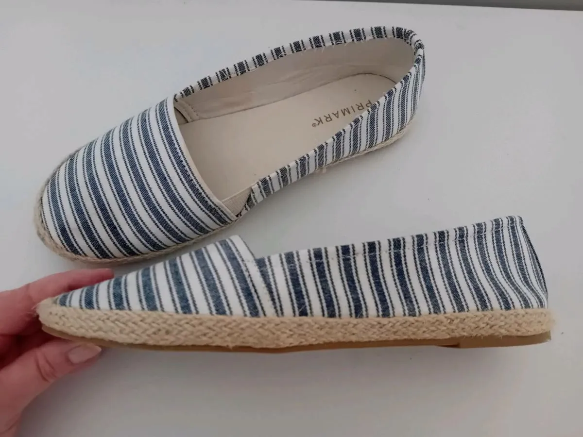 Ladies striped Espadrilles - Image 3