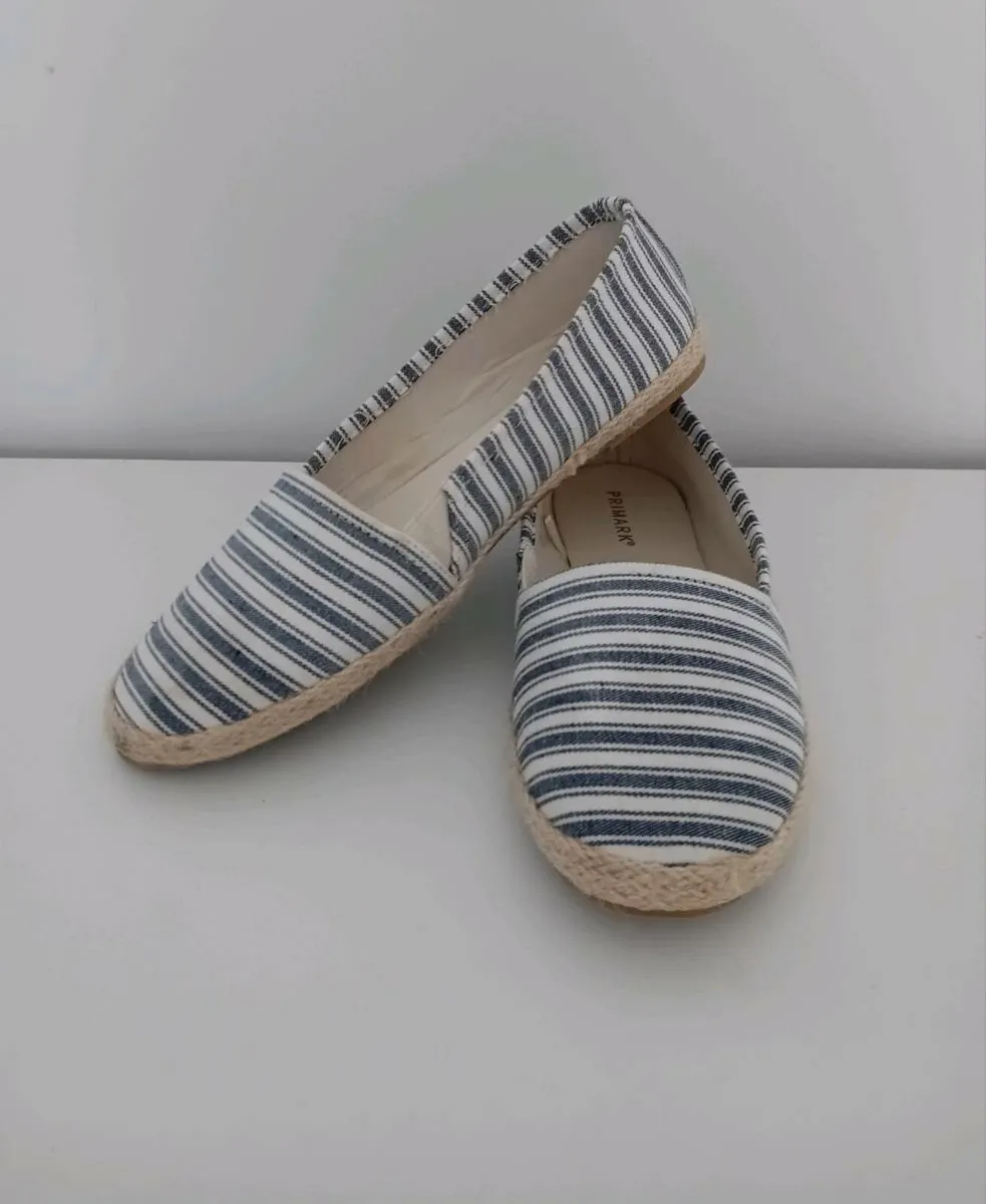 Ladies striped Espadrilles - Image 4