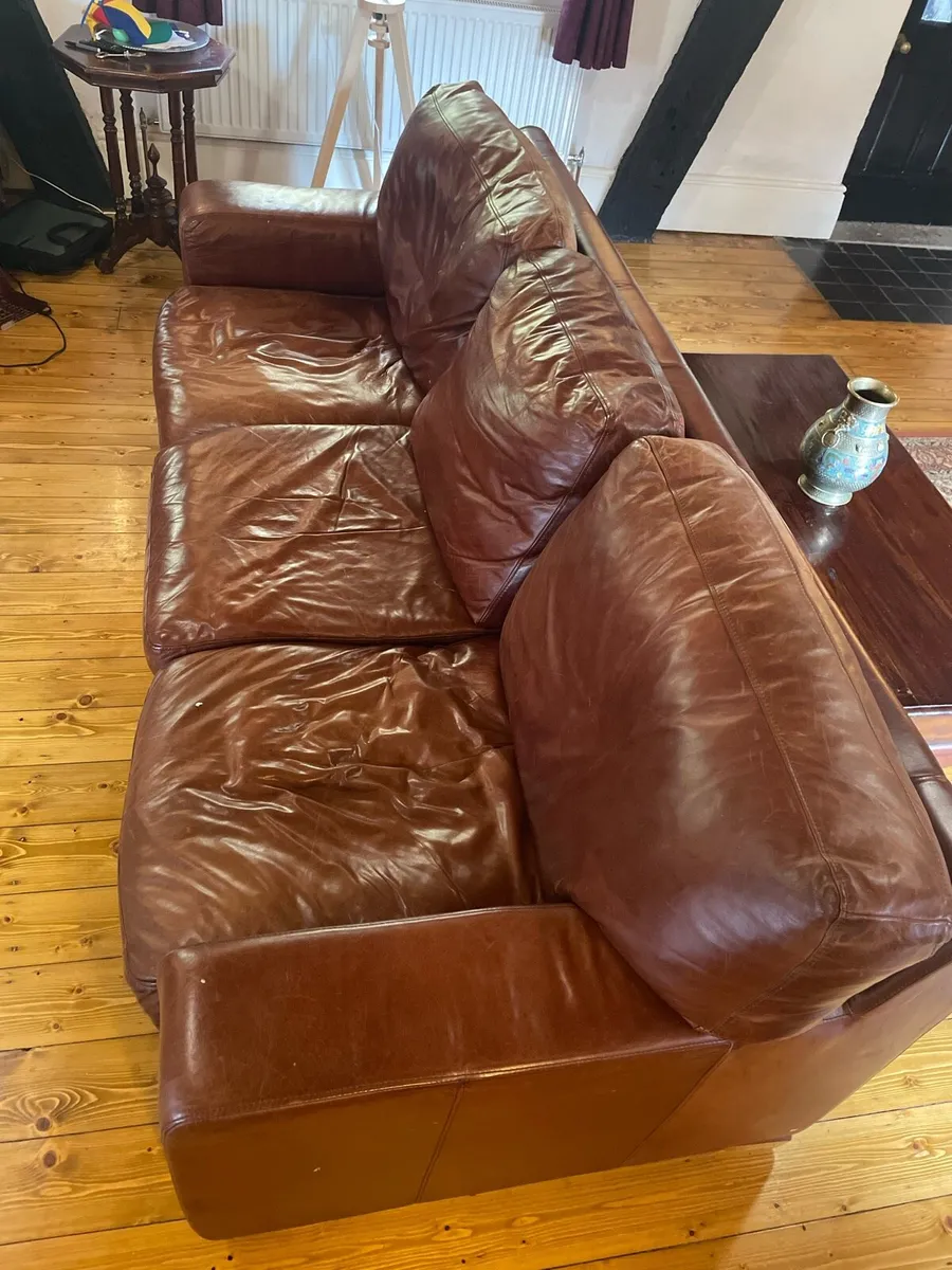 Leather Couch - Image 2