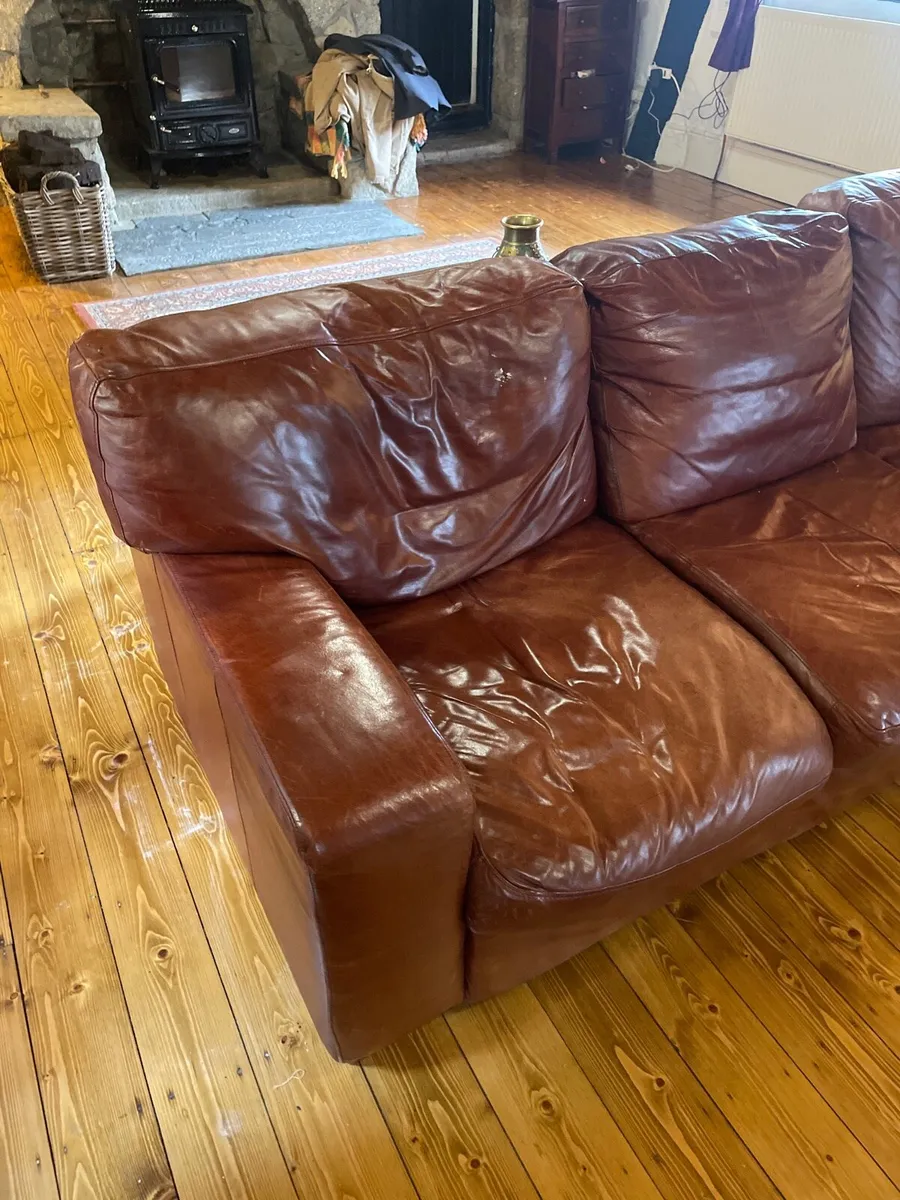 Leather Couch - Image 3