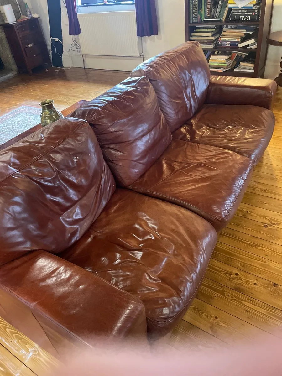 Leather Couch - Image 4