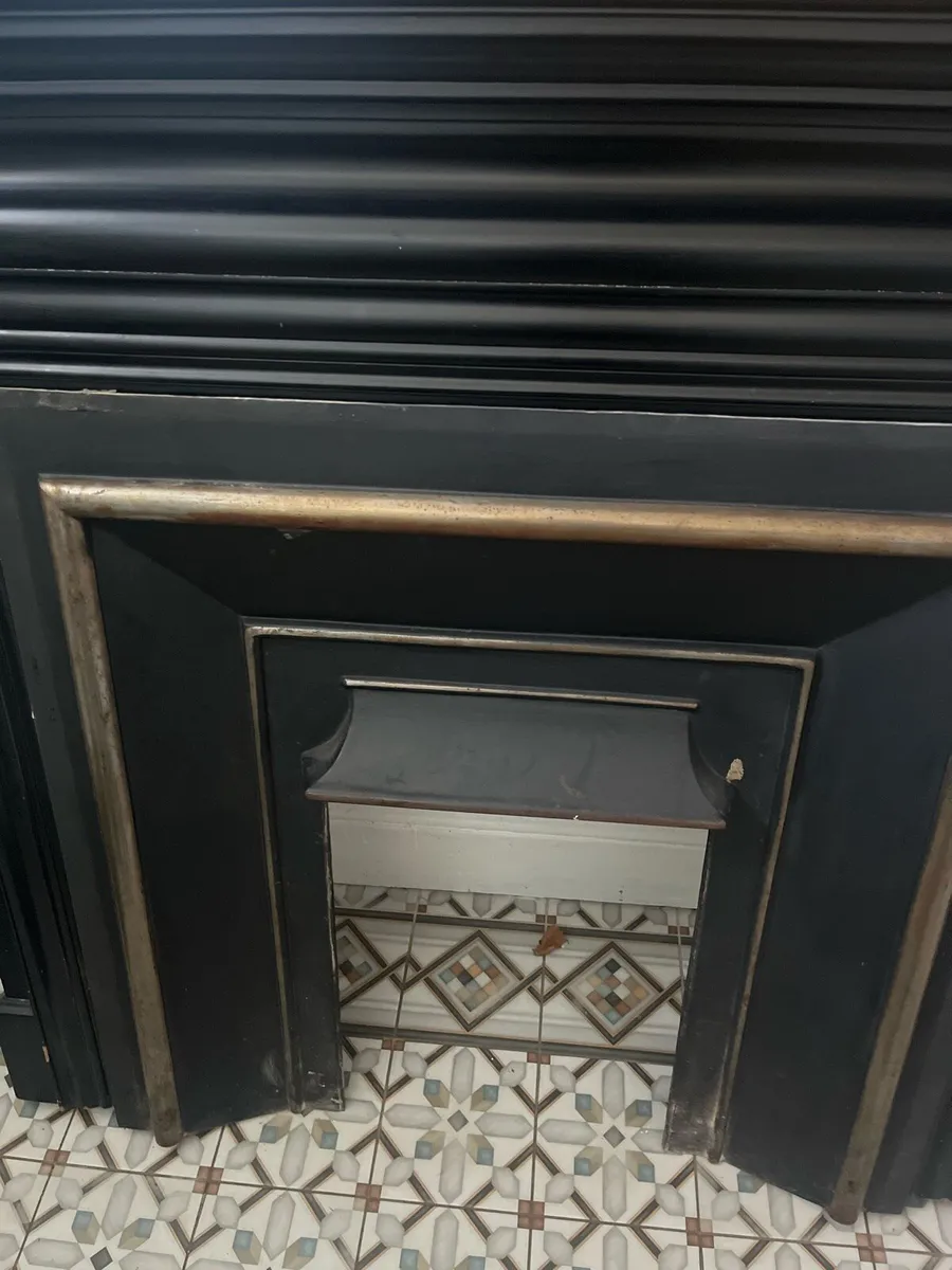 Free Fireplace -  mdf surround cast iron inset - Image 2