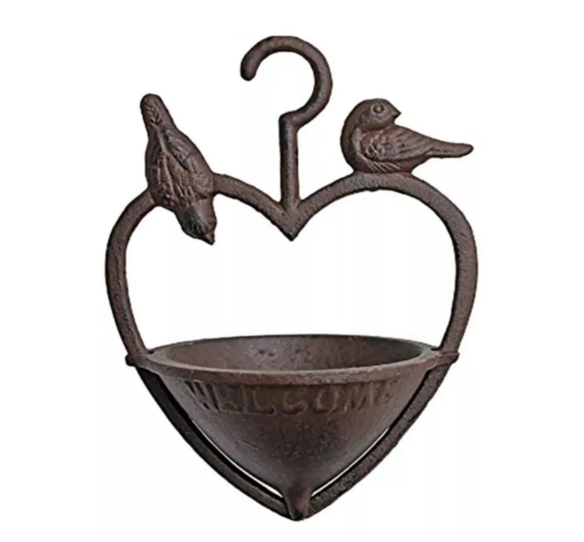 Cast Iron Loveheart Wild Bird Feeder - Image 4