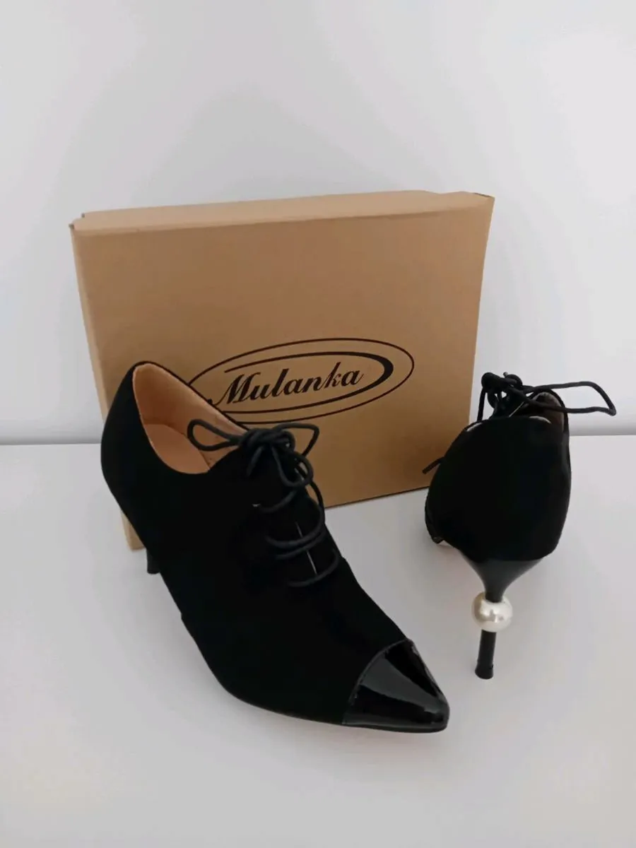 MULANKA pearl detail ankle boots (BNIB) - Image 2