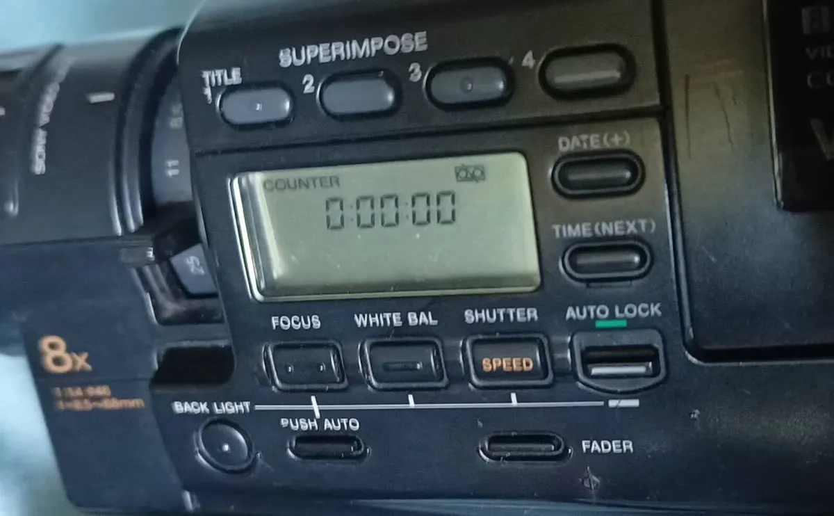 Sony Video8 Handycam Untested - Image 3