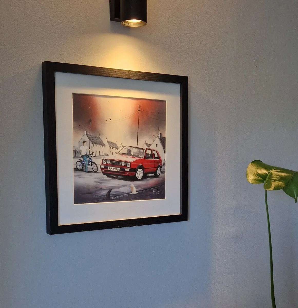 Framed vintage car prints - Image 4