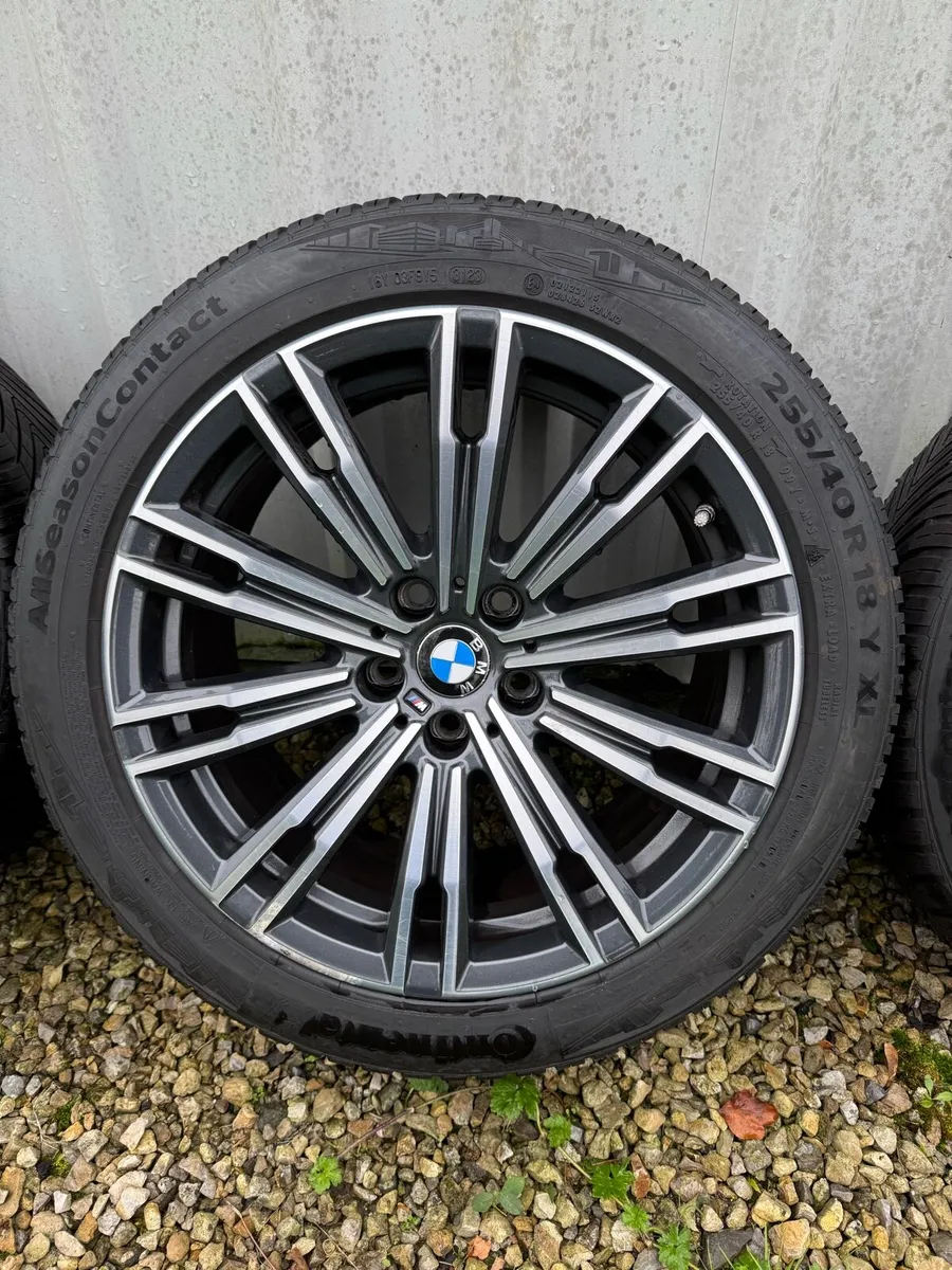 BMW 18” Alloy Wheels - Genuine w Continental Tyres - Image 2