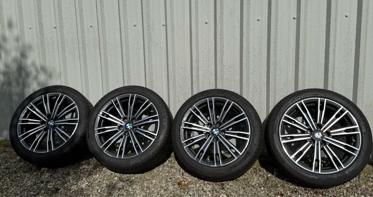 BMW Alloys - 18” - Genuine w Continental Tyres - Image 1