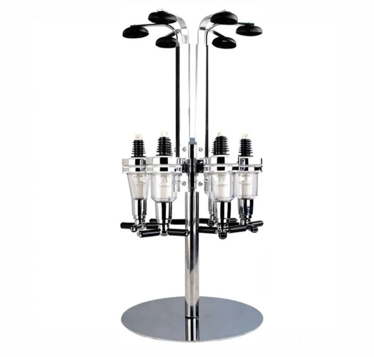 6 Bottle Rotary Home Bar Drinks Optic Dispenser - Image 2