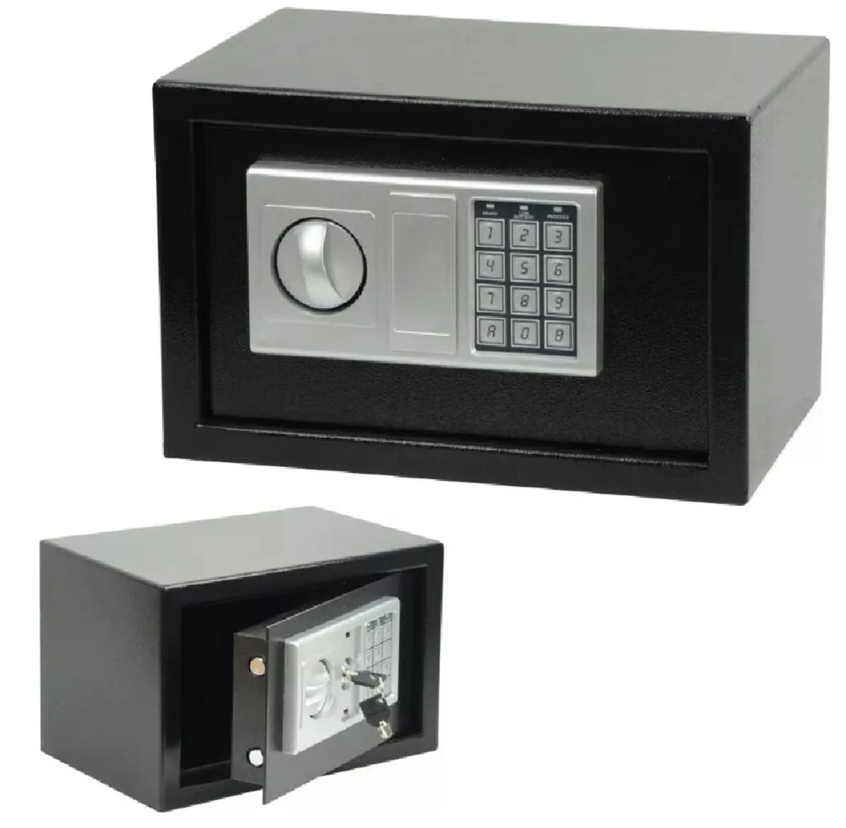 8.5L Secure Digital Steel Safe 31x20x20cm NEW - Image 2