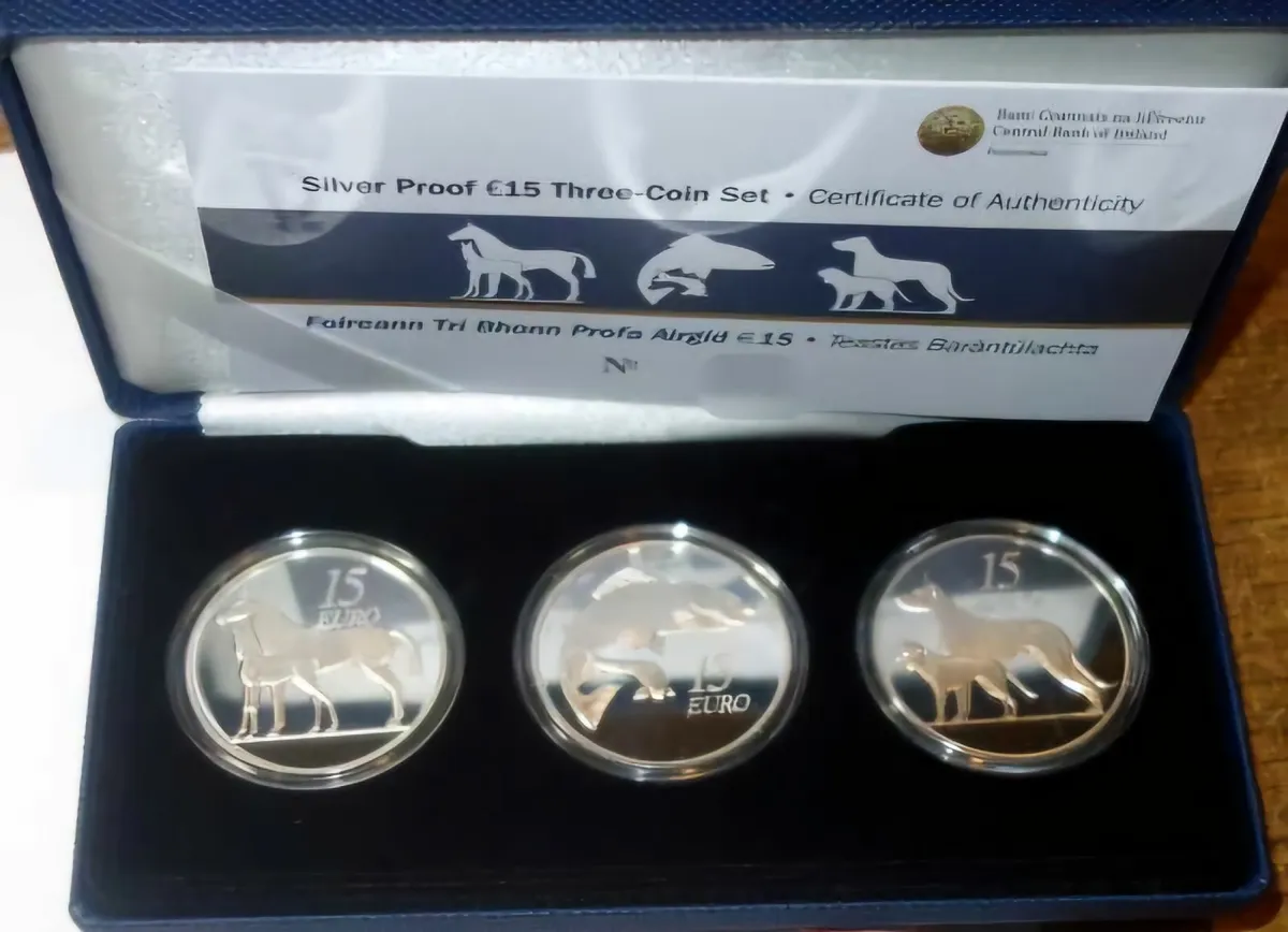Irish €15 Silver Proof 3 Coin Set