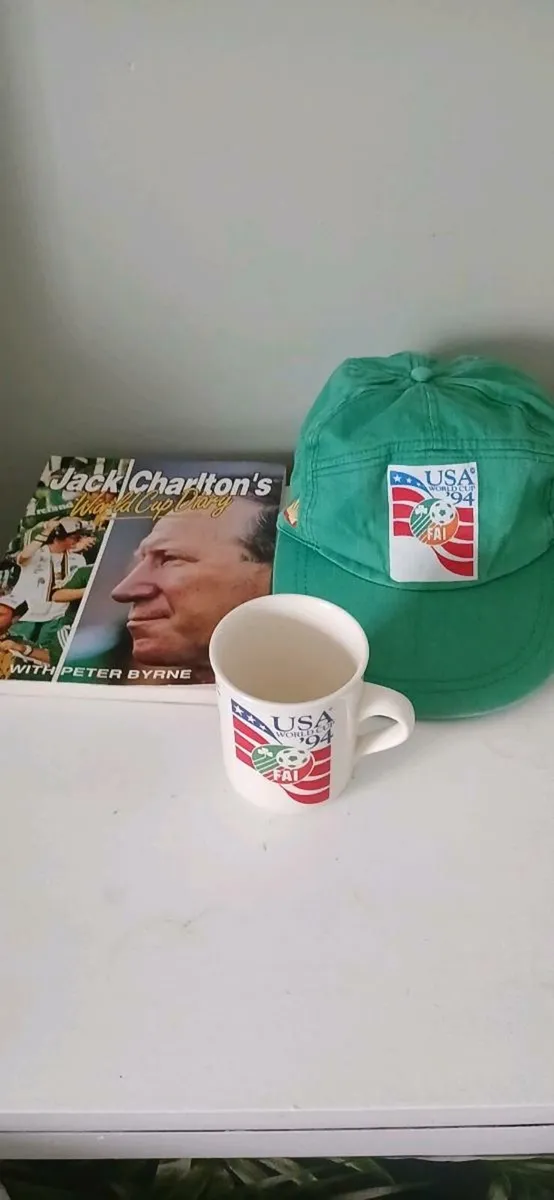 World Cup Mug/ baseball Cap/ Jack Charltons Diary - Image 1