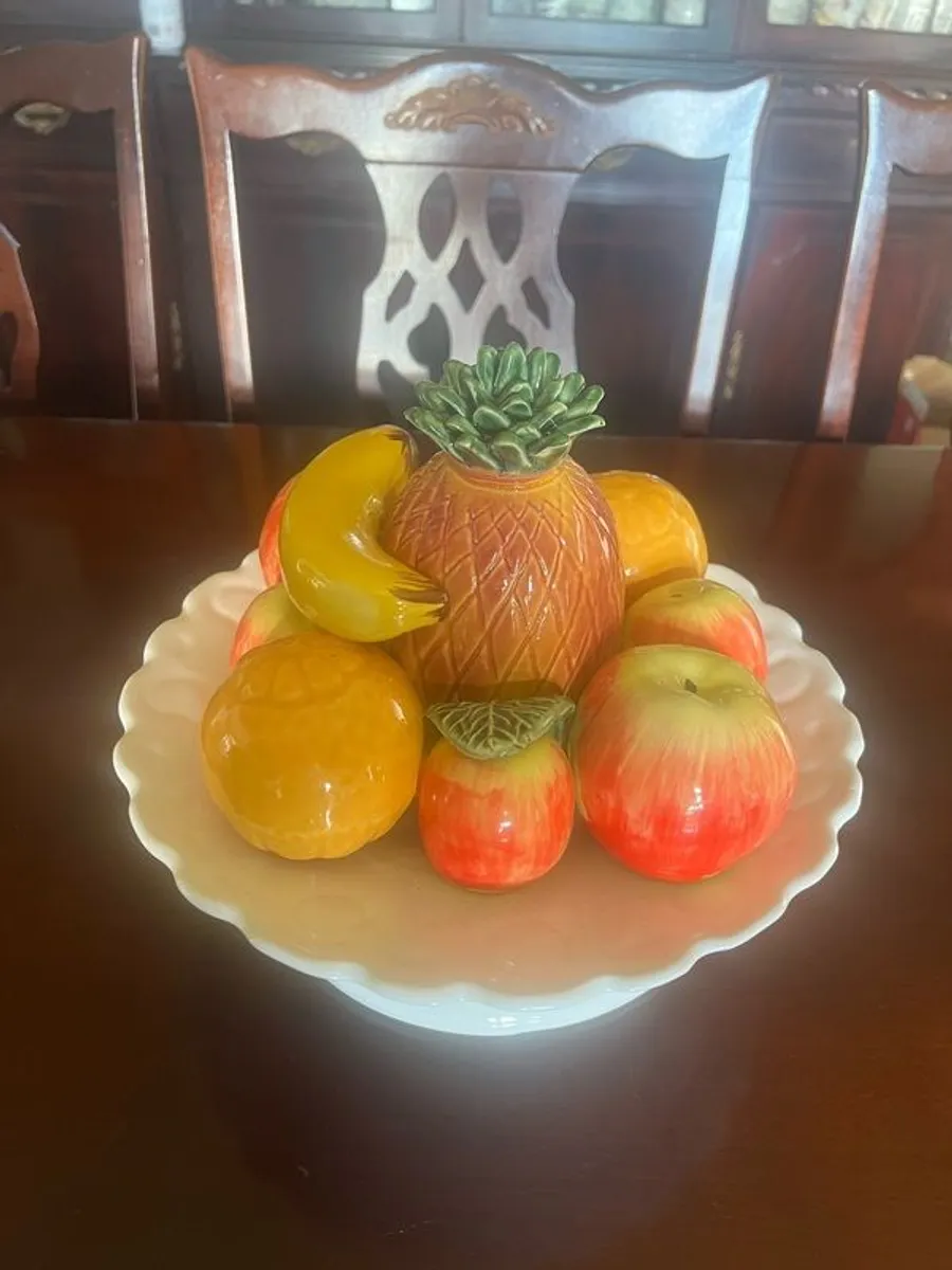 Ceramic fruit topiary centre piece - Image 2