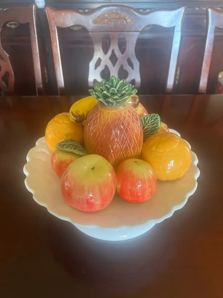 Ceramic fruit topiary centre piece - Image 3