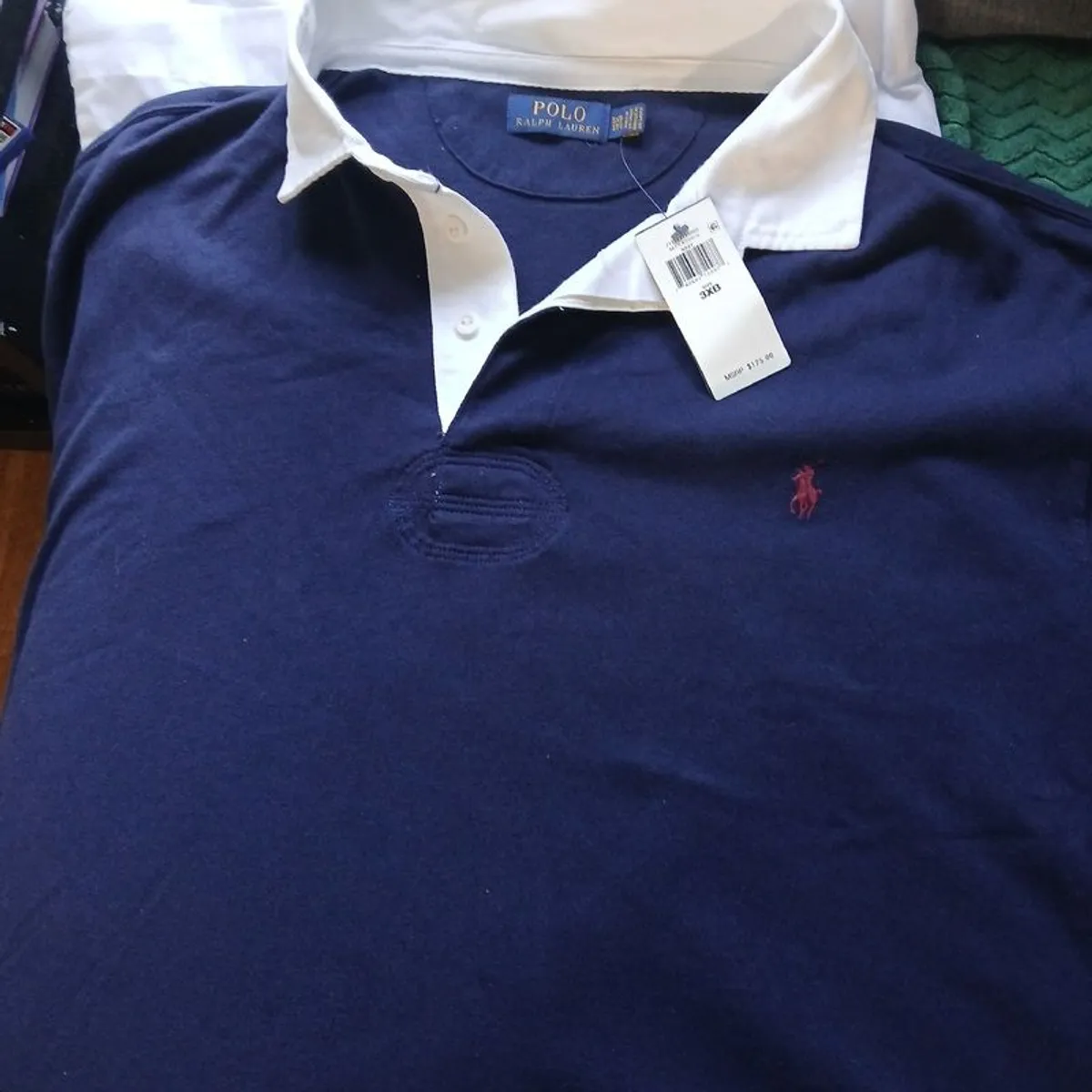 The Iconic  Ralph Lauren Rugby Shirt Tall 3 XL - Image 3