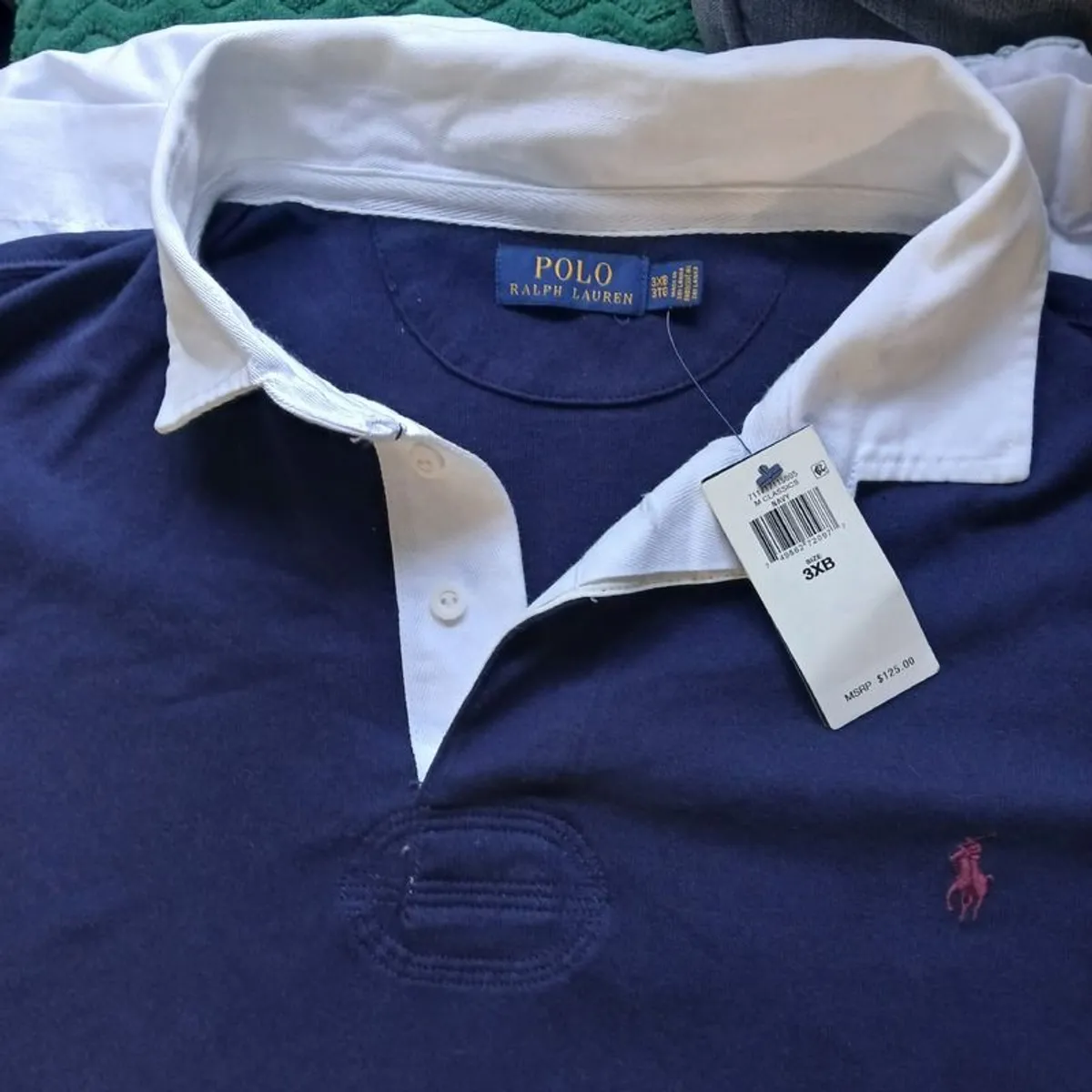 The Iconic  Ralph Lauren Rugby Shirt Tall 3 XL - Image 4