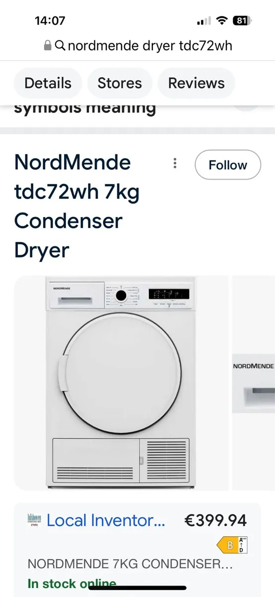 Tumble Dryer Condenser - Image 1