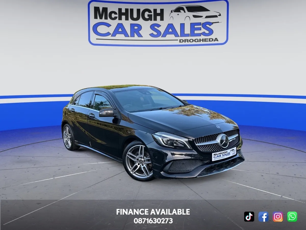 2017 Black Mercedes A Class 1.6 Petrol Auto Styl - Image 1