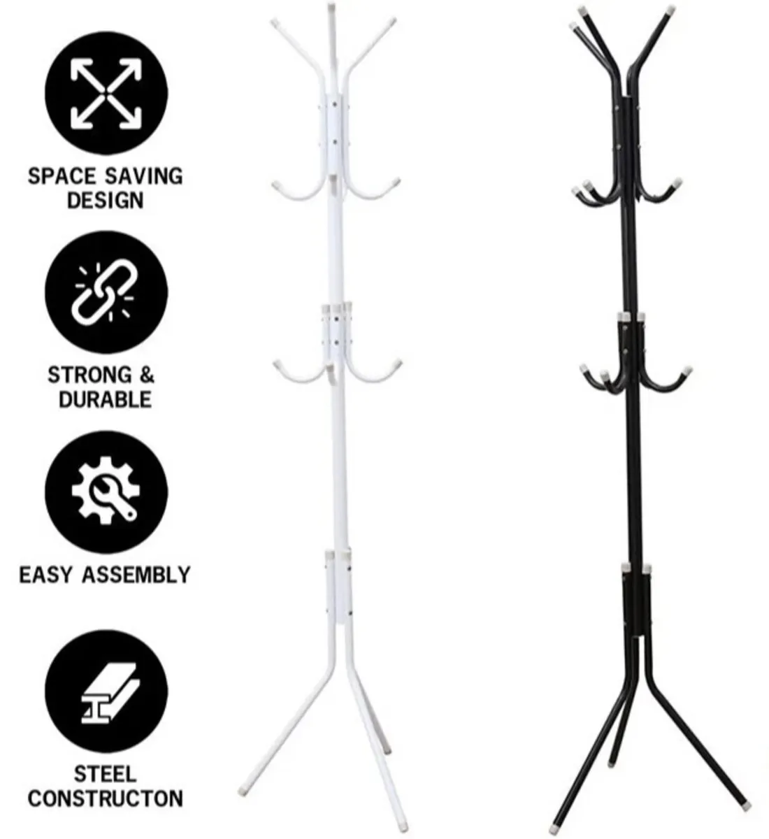 Metal Coat Umbrella Stand Garment Rack - Image 2