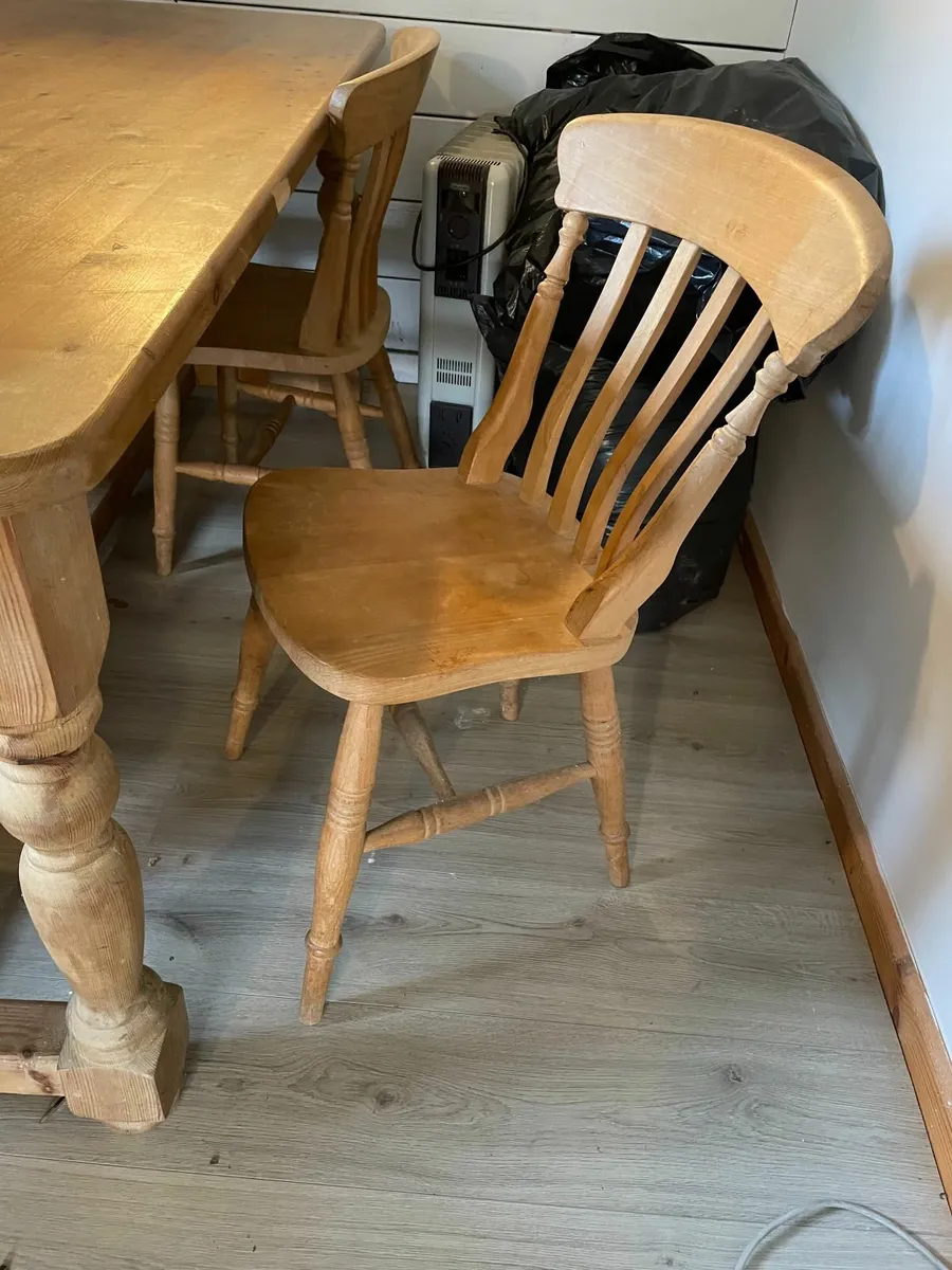 dining table and chairs - Image 2