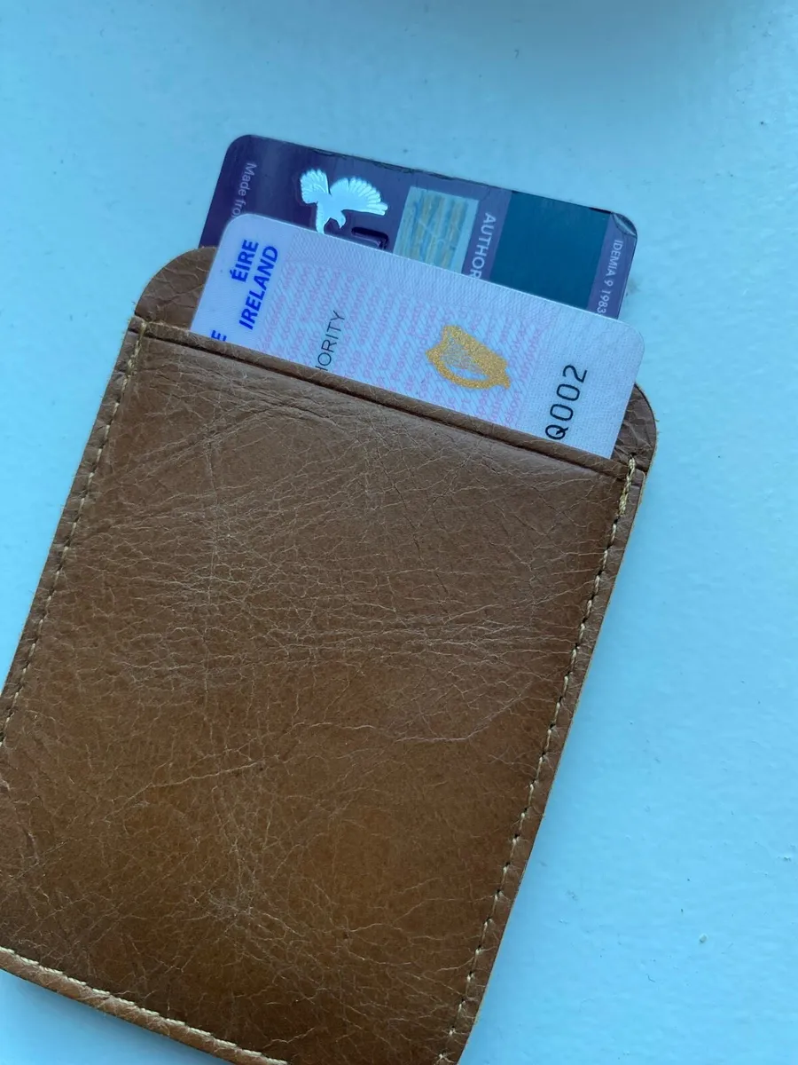 NEW-Leather Card & Note Wallet - Image 2