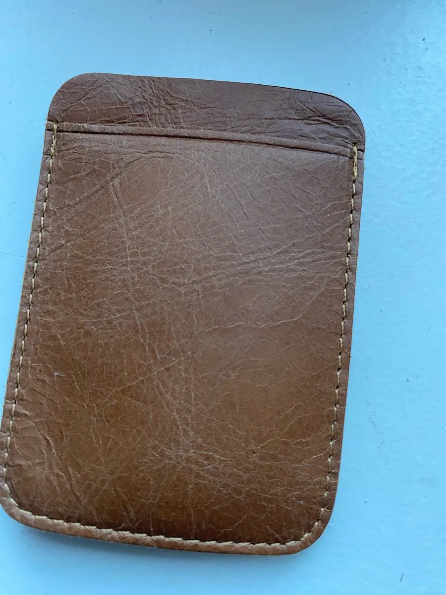 NEW-Leather Card & Note Wallet - Image 4