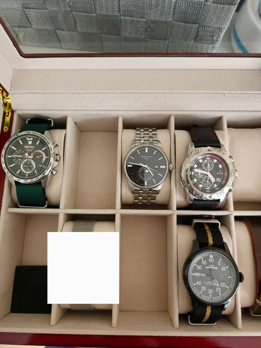 Watches set.Seiko,Certina,Festina