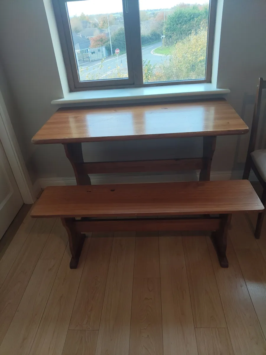 Table and Bench - Image 2