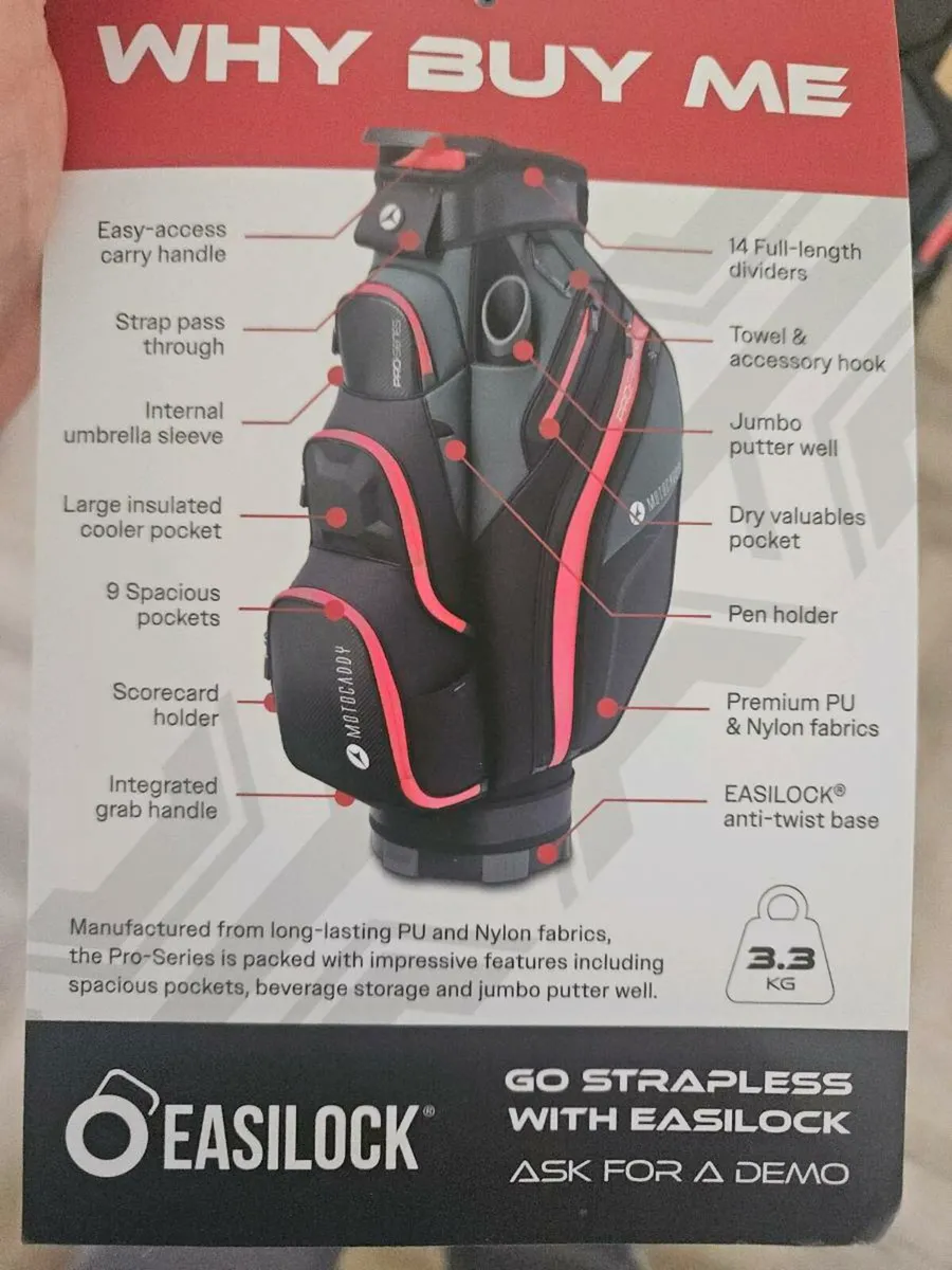 New Golf Bag- Motocaddy - Image 3