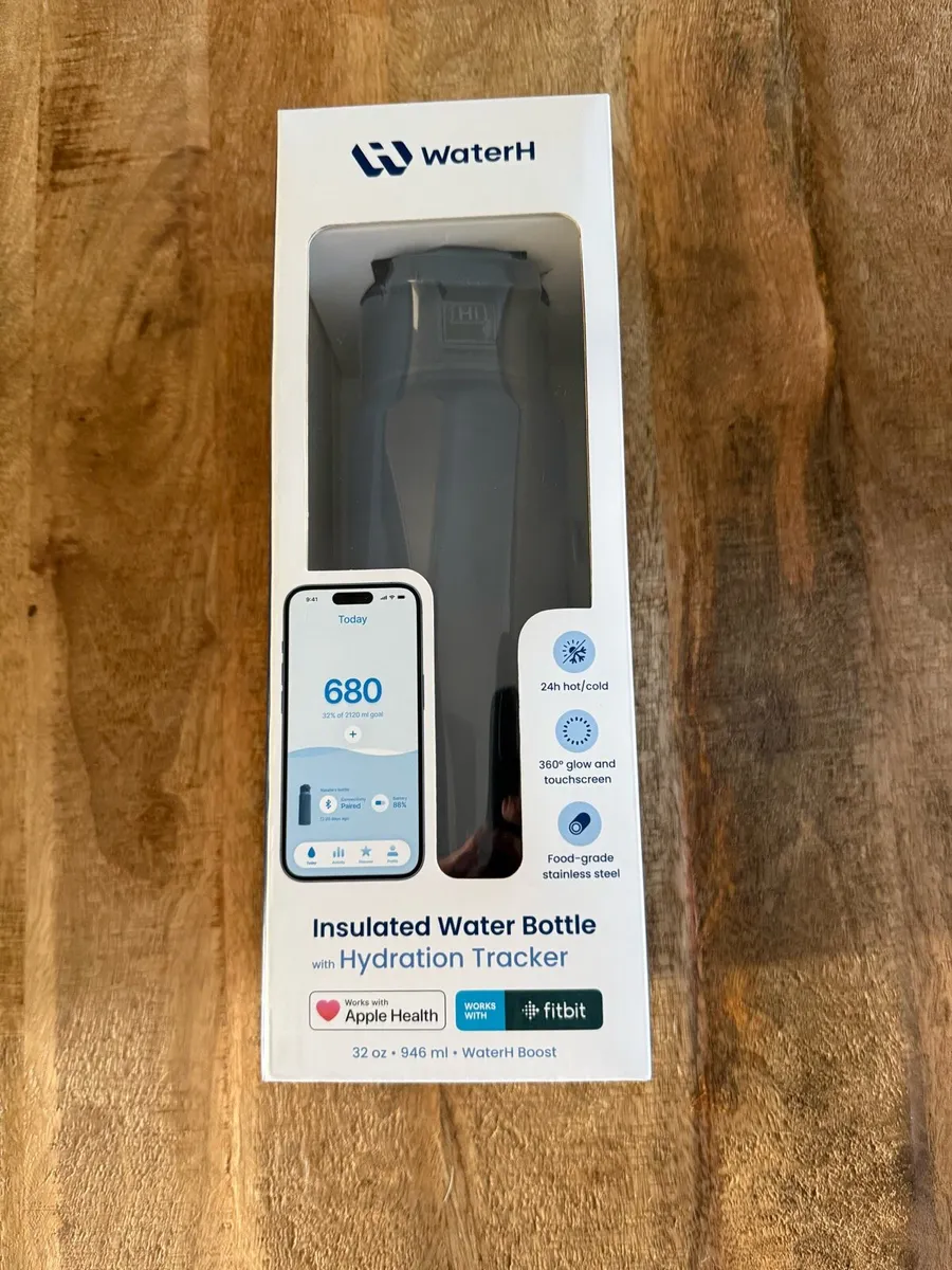 WaterH 32oz (946ml) insulated smart bottle - Image 1