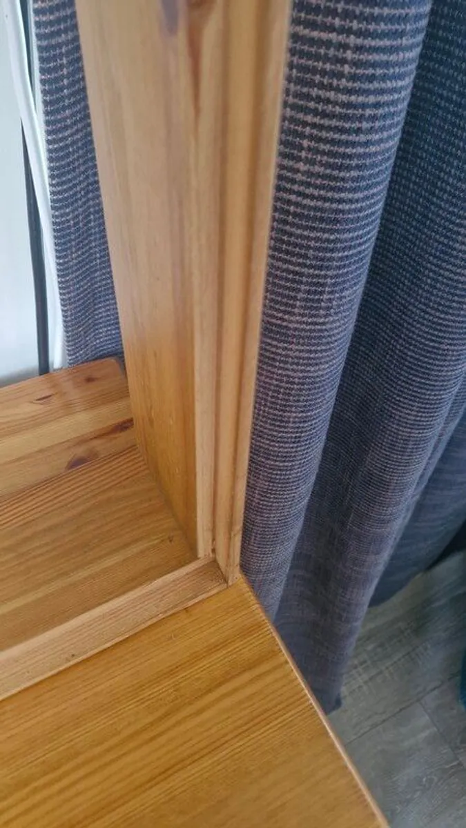 Interchangeable Solid Pine Dresser/Baby Changing Unit with Storage & matching Wall Shelves (3 pieces) - Image 4