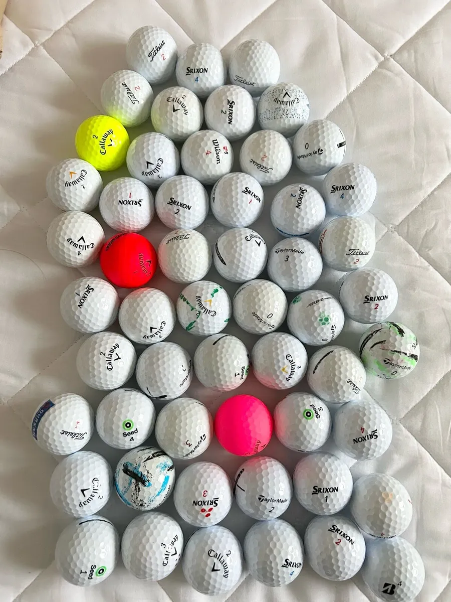 54 As New Top Brands Golf Balls (€55 total posted