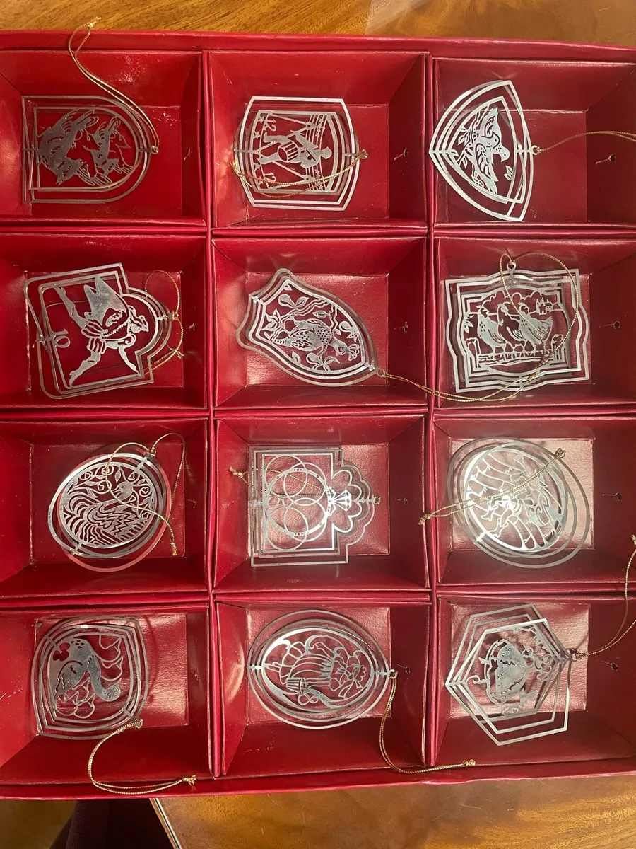 Christmas tree vintage decorations - Image 1