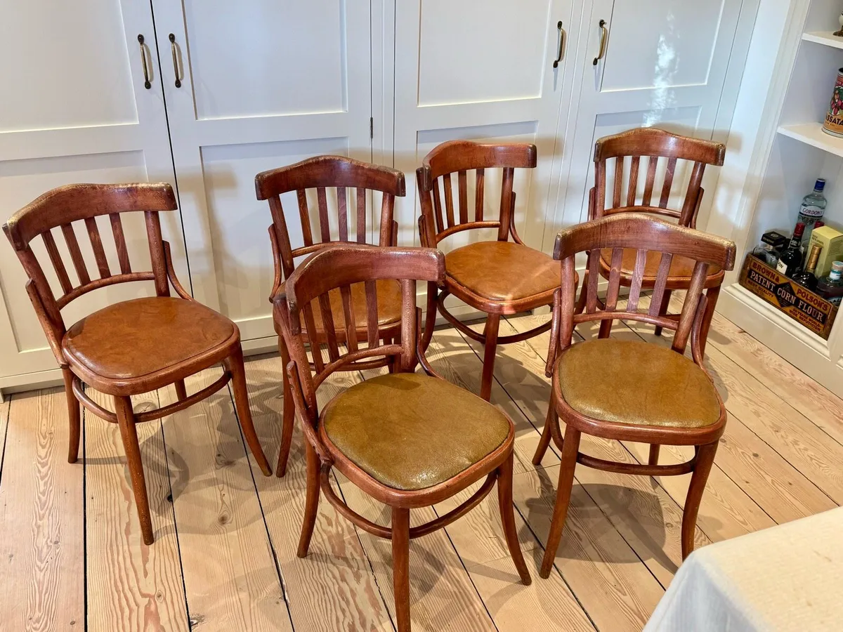 Set of 6 Vintage chairs - Image 1