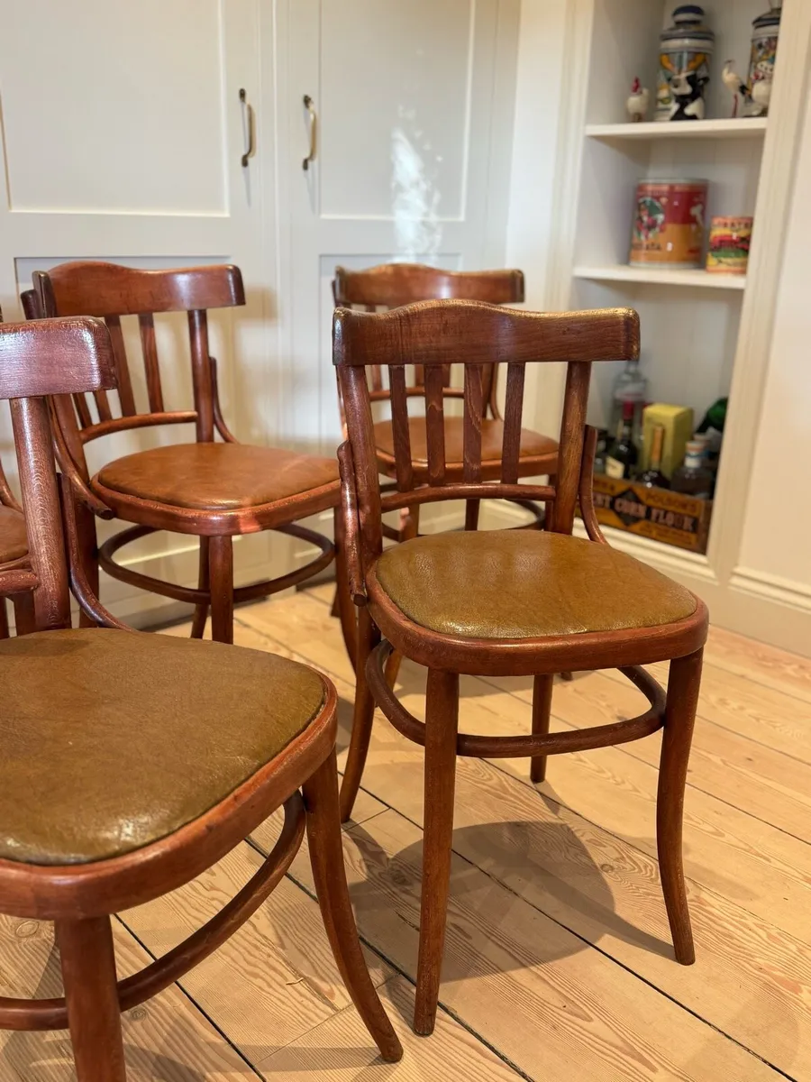 Set of 6 Vintage chairs - Image 2