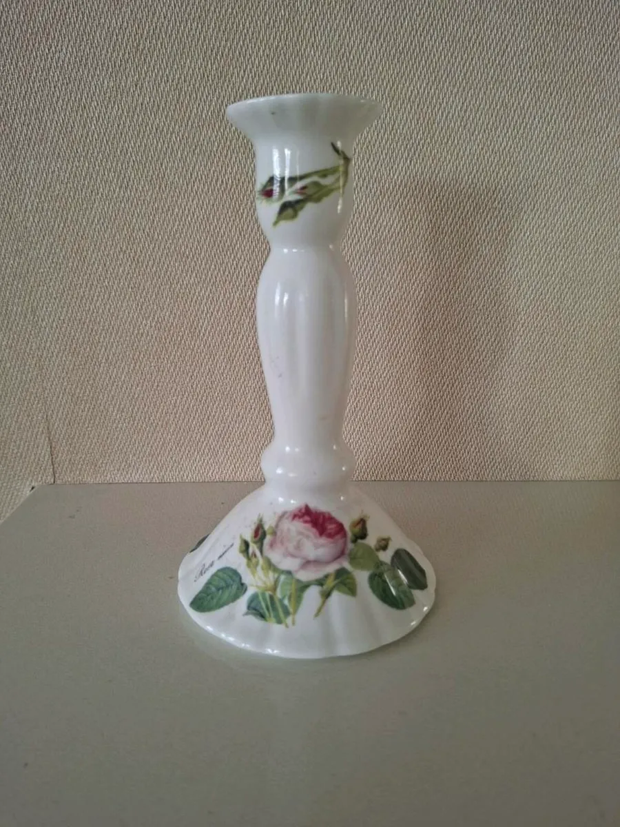 Royal Kirkham Roses Candle Stick Holder - Image 1