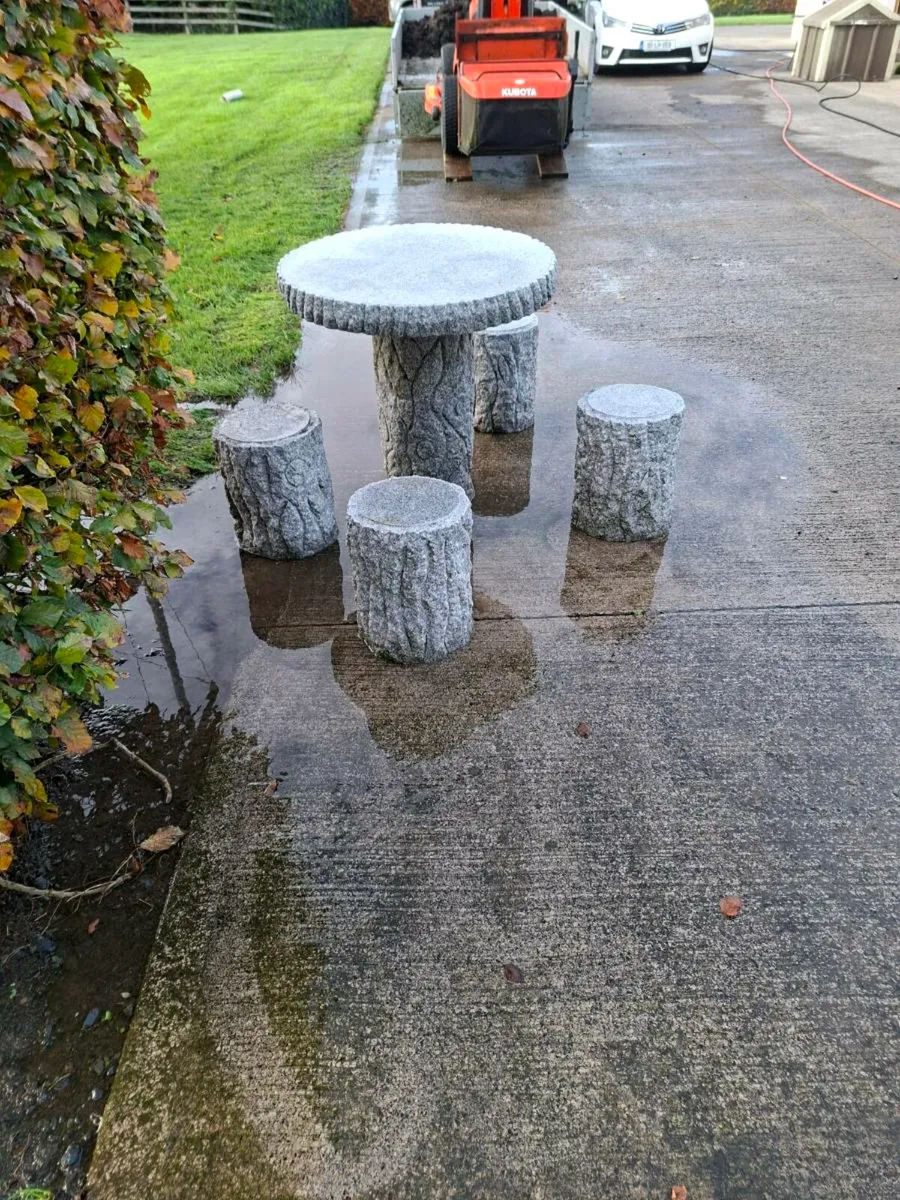 Round Granite Table - Image 1