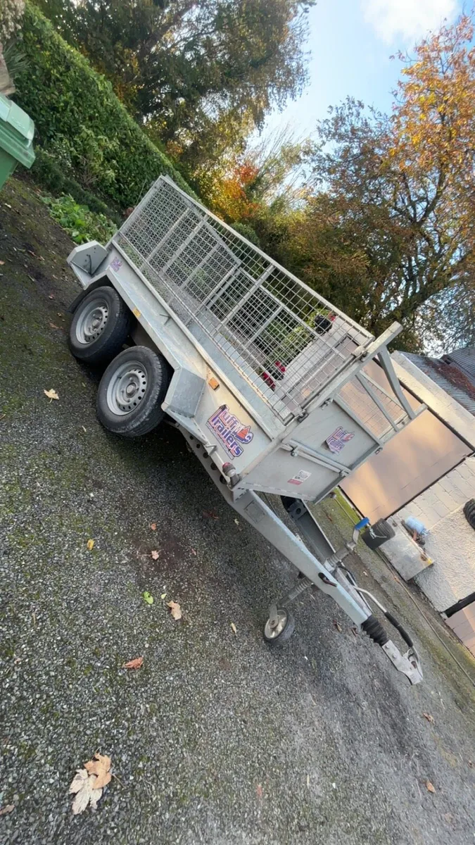 8x4 tuff Mac trailer with mesh sides - Image 1